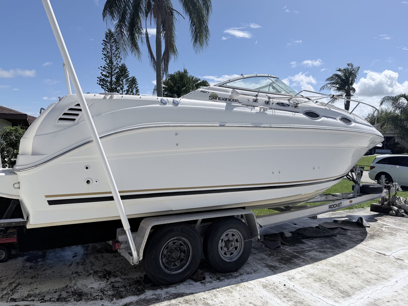 Sea Ray 260 Sundancer after Full Detail